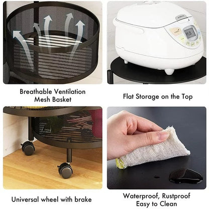 5-Tier Kitchen 360 Degree Storage Rack