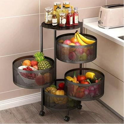 5-Tier Kitchen 360 Degree Storage Rack