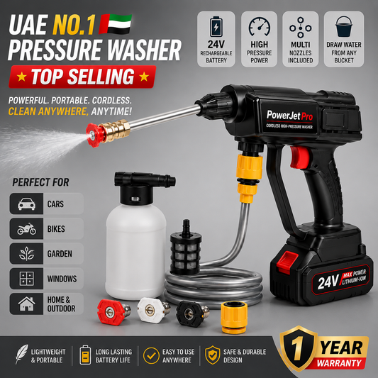 PowerJet Pro Cordless High-Pressure Washer