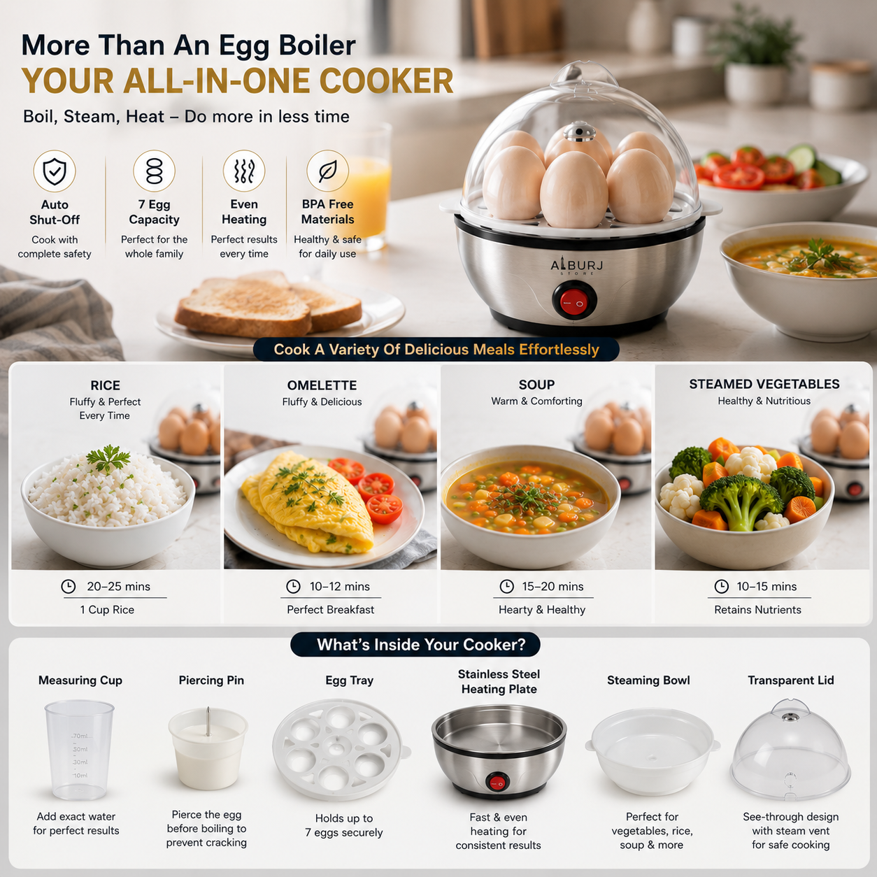 7 EGG PRO BOILER™