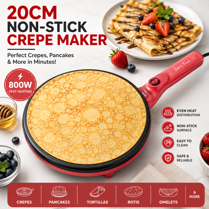 20CM|Non-Stick Crepe Maker