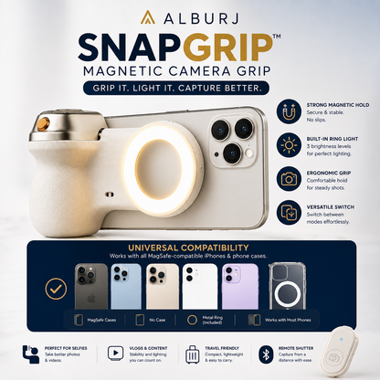 Magnetic Camera Grip Pro