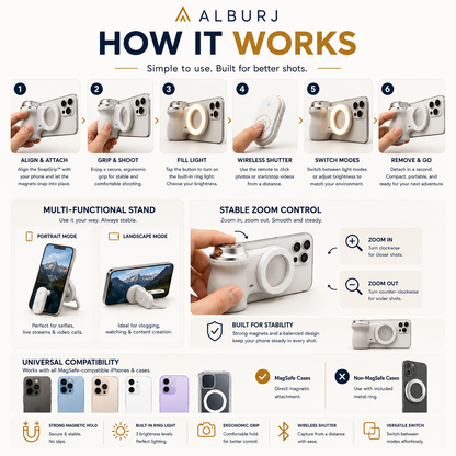Magnetic Camera Grip Pro
